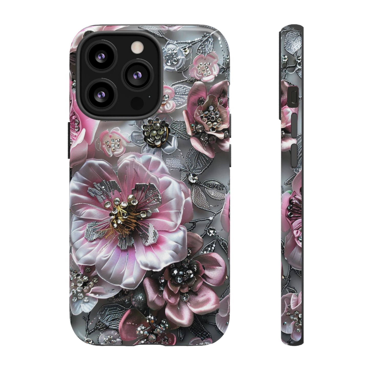 Coquette Aesthetic Floral Art iPhone 15 Case