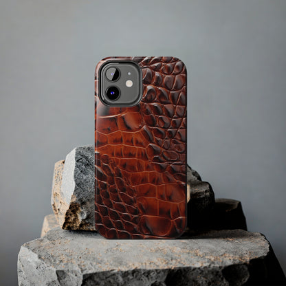 Alligator Skin Texture iPhone Case | Embrace Luxurious Style and Protection