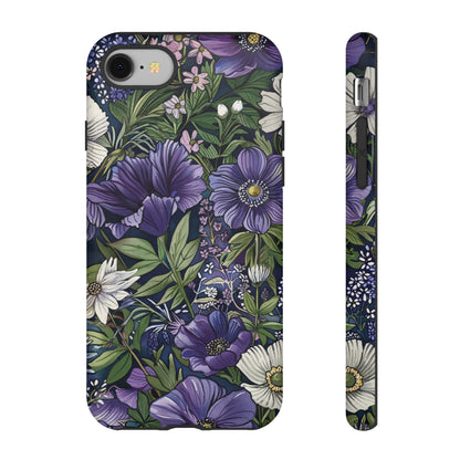 Floral Sage Purple Wildflower Phone Case