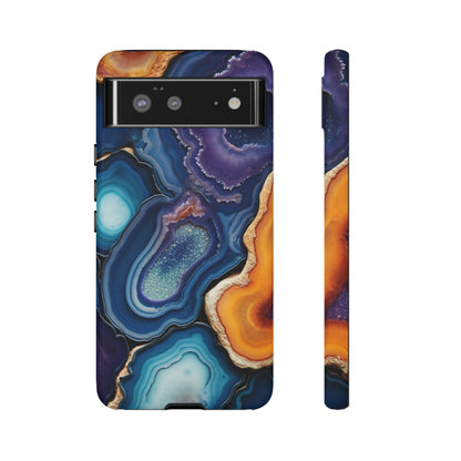 Agate Slice Geode Elegance: Natural Beauty Phone Case