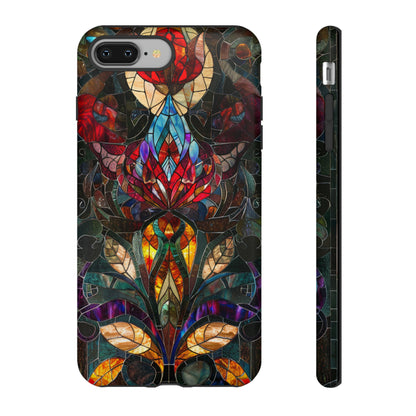 Art Deco Stained Glass floral Phone Case