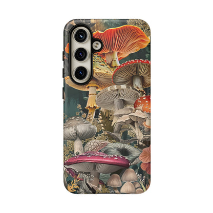 Vintage Illustration Mushroom Collage Phone Case