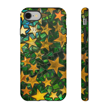 Green Celestial Stained Glass Mosaic Phone Case