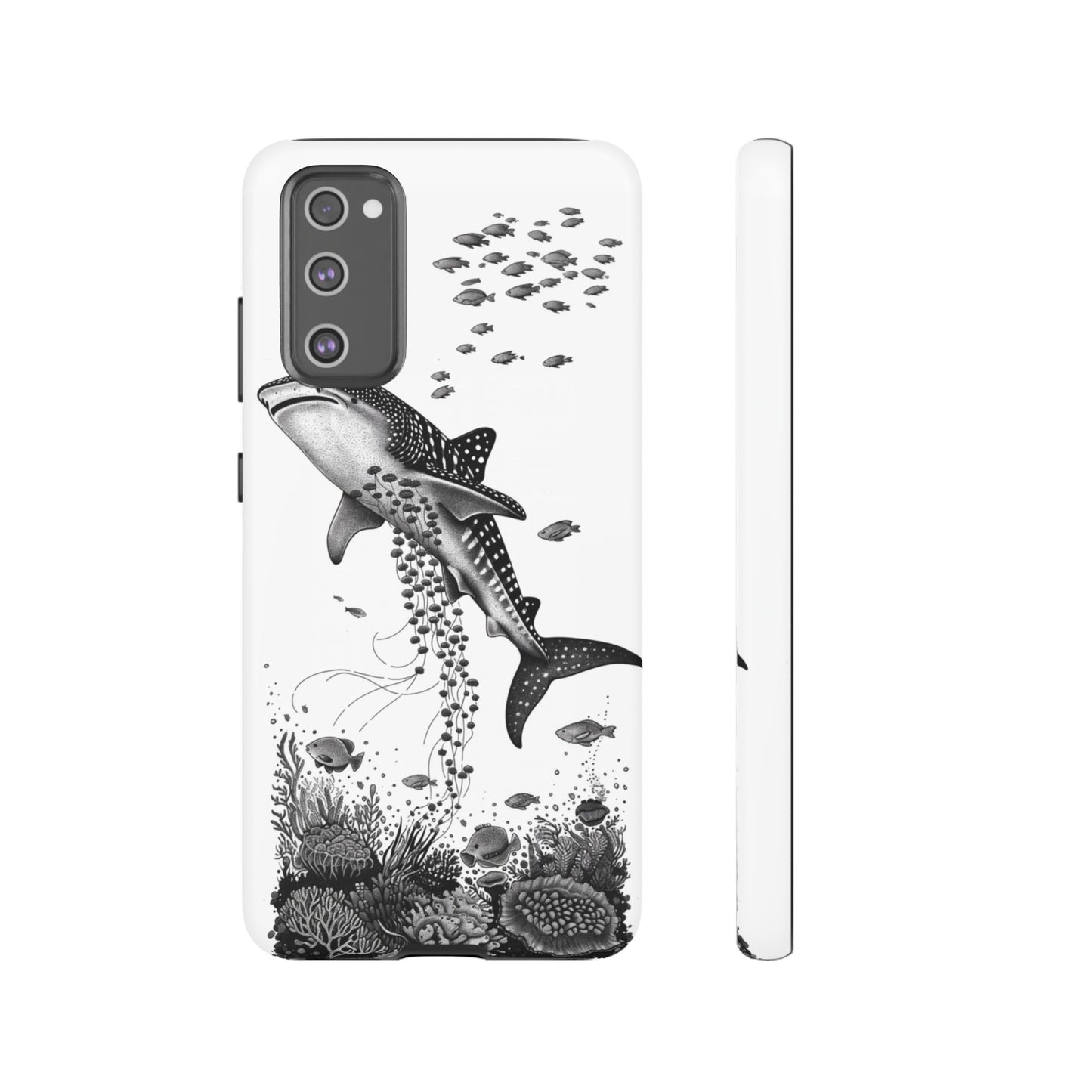 Whale Shark, Turtle, Manta Ray Phone Case