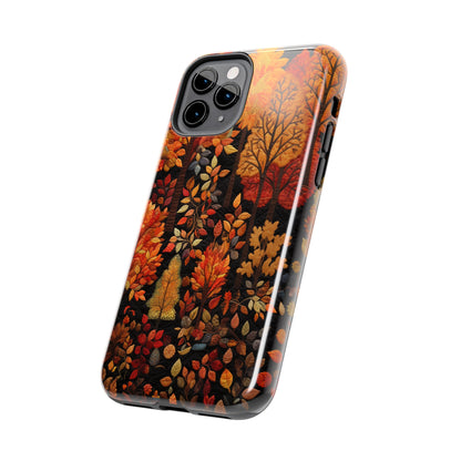 Forest Embroidered Style Phone Case