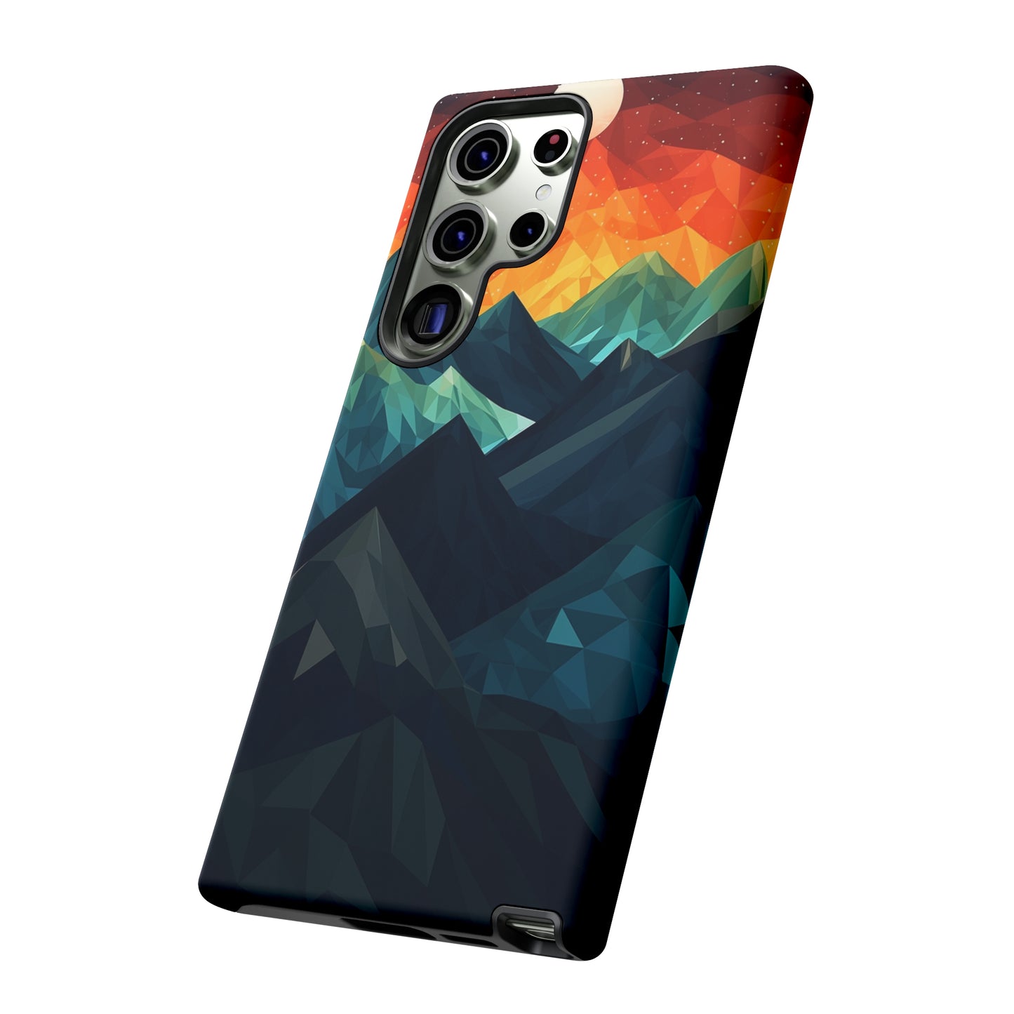 Mountain Abstract Tough Case | Embrace Nature's Beauty with a Durable Phone Case