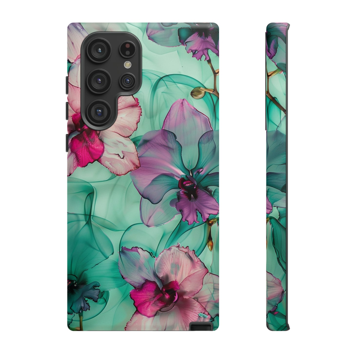 Watercolor Floral Orchids Phone Case