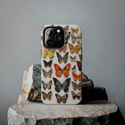 Elegant Embroidery: Delicate Butterfly iPhone Case – Crafted with Precision