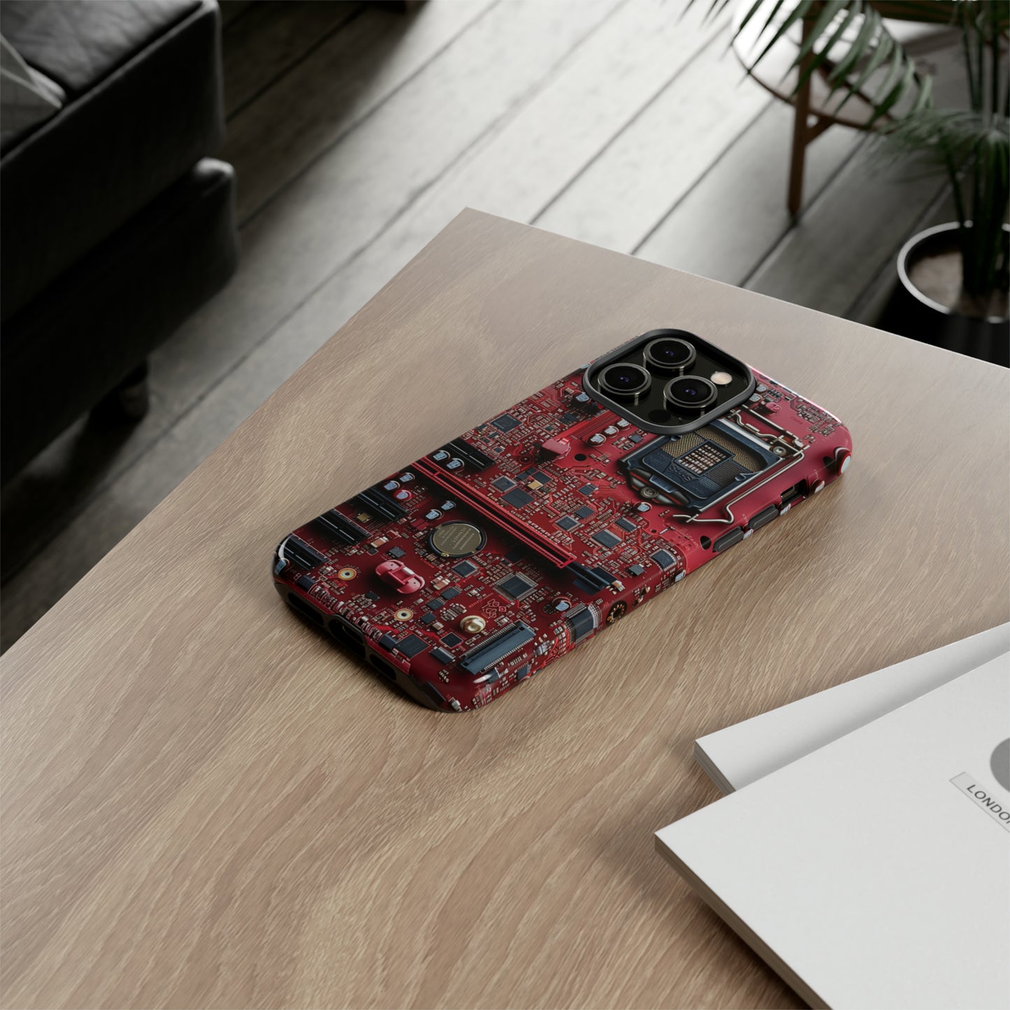 Open Circuit Naked Motherboard Technology Phone Case