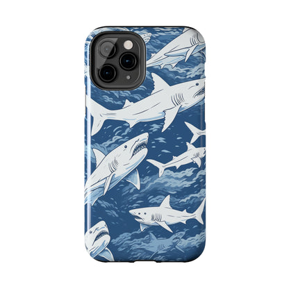 Shark Design: Dive into the Depths with an Aquatic Adventure iPhone Case