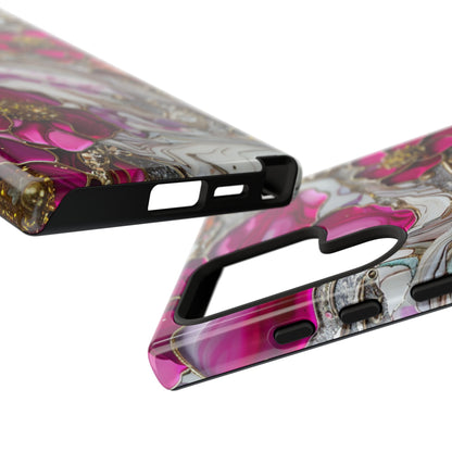 Stained Glass Magenta Floral Paisley Explosion Phone Case