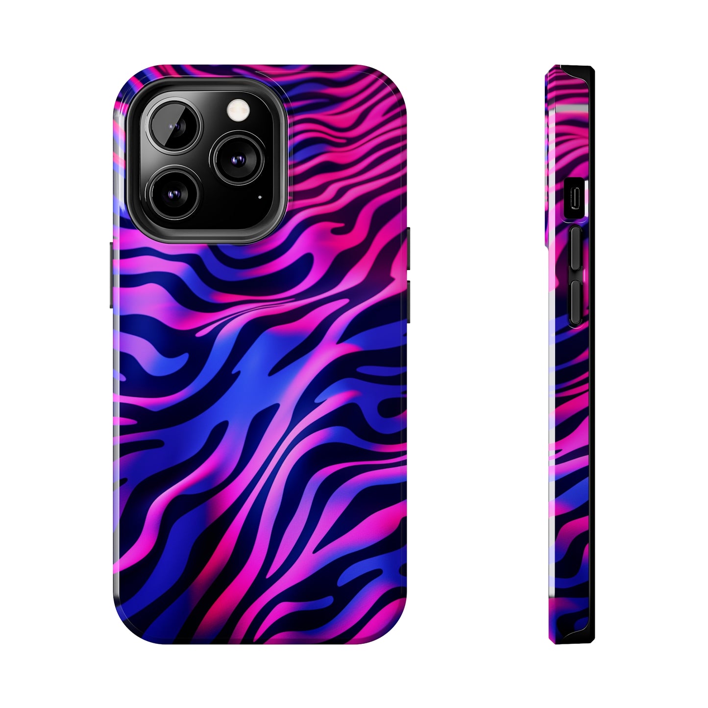 Wild Illusion: Trippy Tiger Stripes Mystique | Dynamic iPhone Case