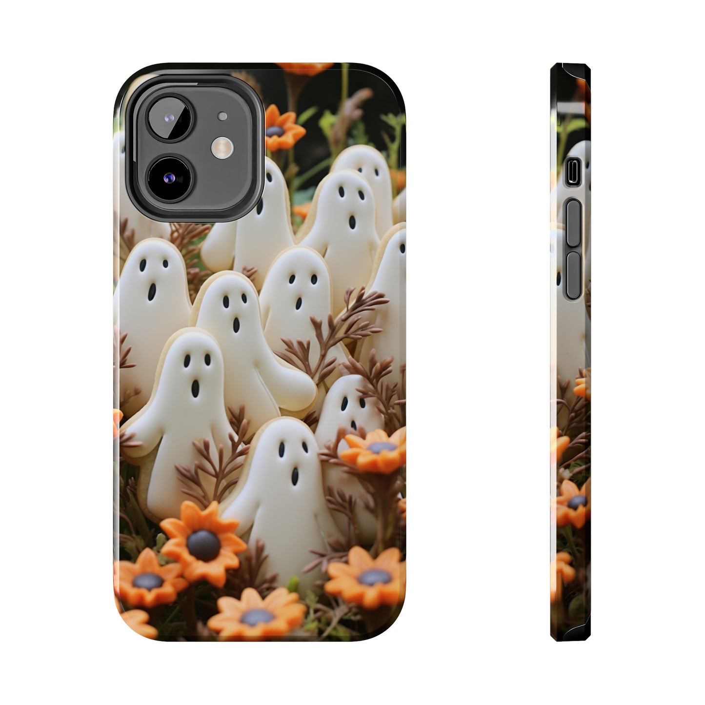 Sweet Spook: Cute Halloween Cookie Ghost | Adorable & Festive Accessory for iPhone Models 11 through 14 Pro Max