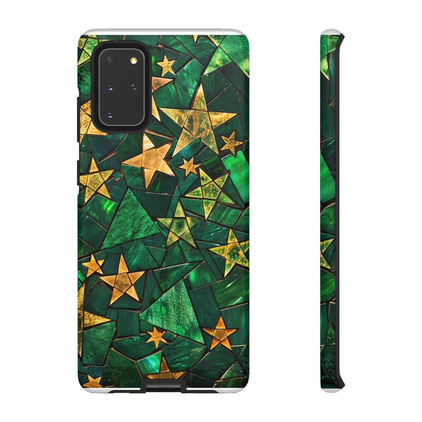 Green Celestial Stained Glass Mosaic Phone Case