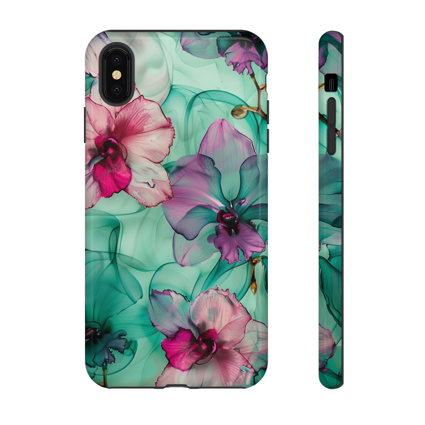 Watercolor Floral Orchids Phone Case