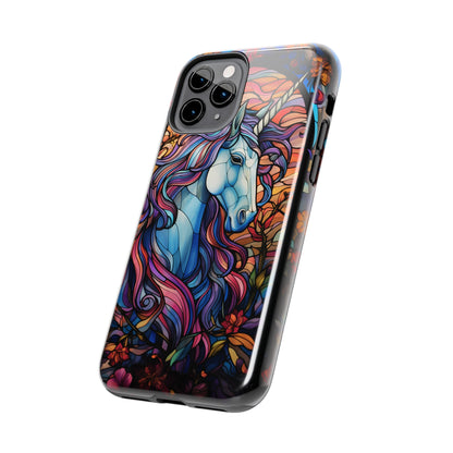 Unicorn Stained Glass iPhone Case | Mythical Beauty and Device Protection