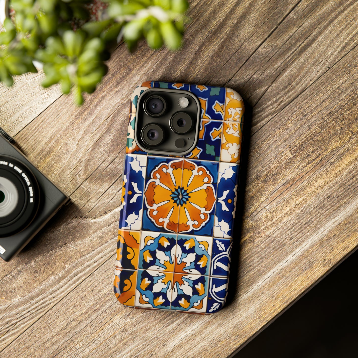 Mexican Tile iPhone Case Colorful Floral Phone Case