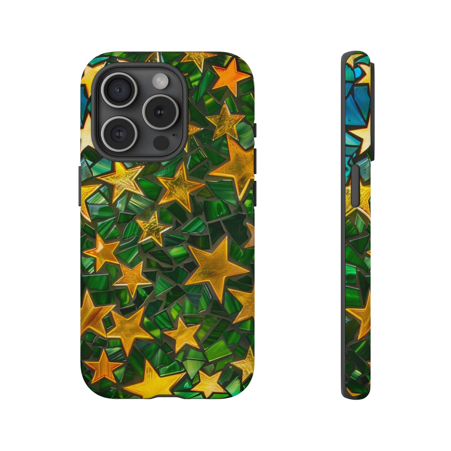 Green Celestial Stained Glass Mosaic Phone Case