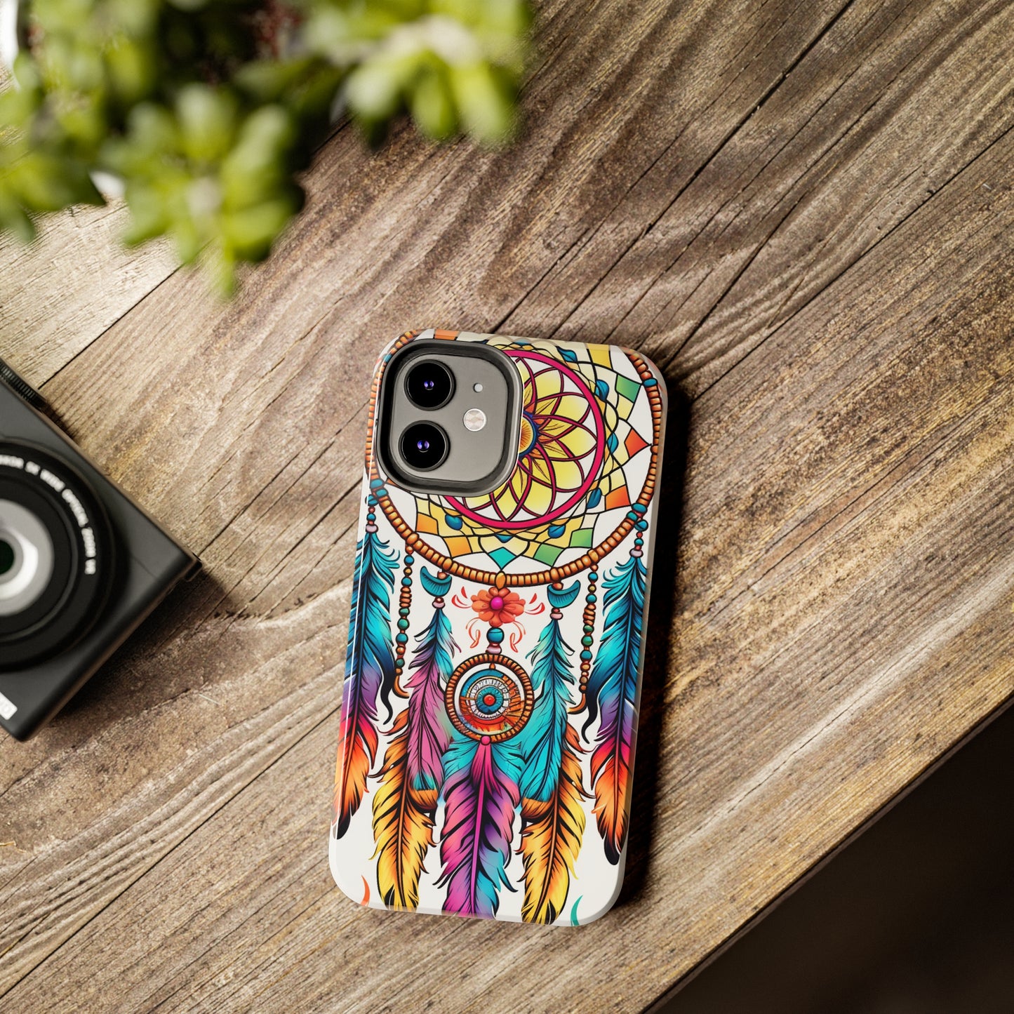 Psychedelic Native American Dreamcatcher iPhone Case | Fusion of Art and Cultural Heritage