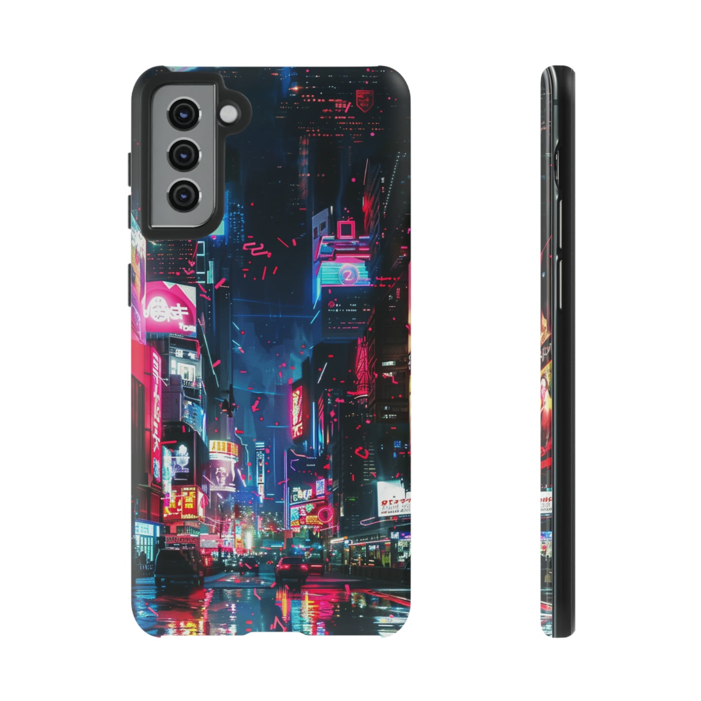 Cyberpunk Tokyo Cityscape Phone Case