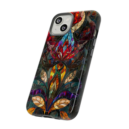 Art Deco Stained Glass floral Phone Case