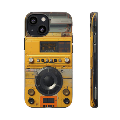 Cyberpunk Techno Gadget Walkman: Premium Phone Tough Case for iPhone, Samsung Galaxy, and Google Pixel