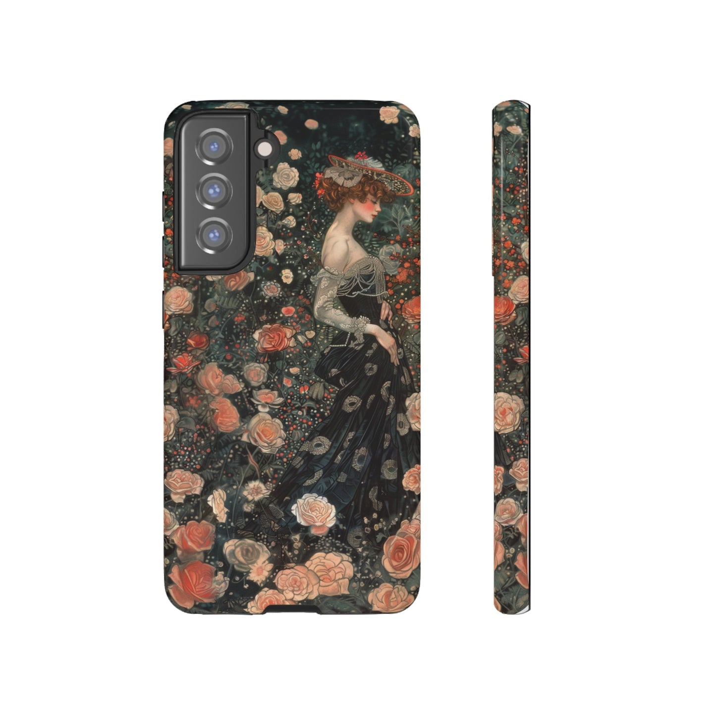 Art Nouveau French Floral Beauty Painting Phone Case