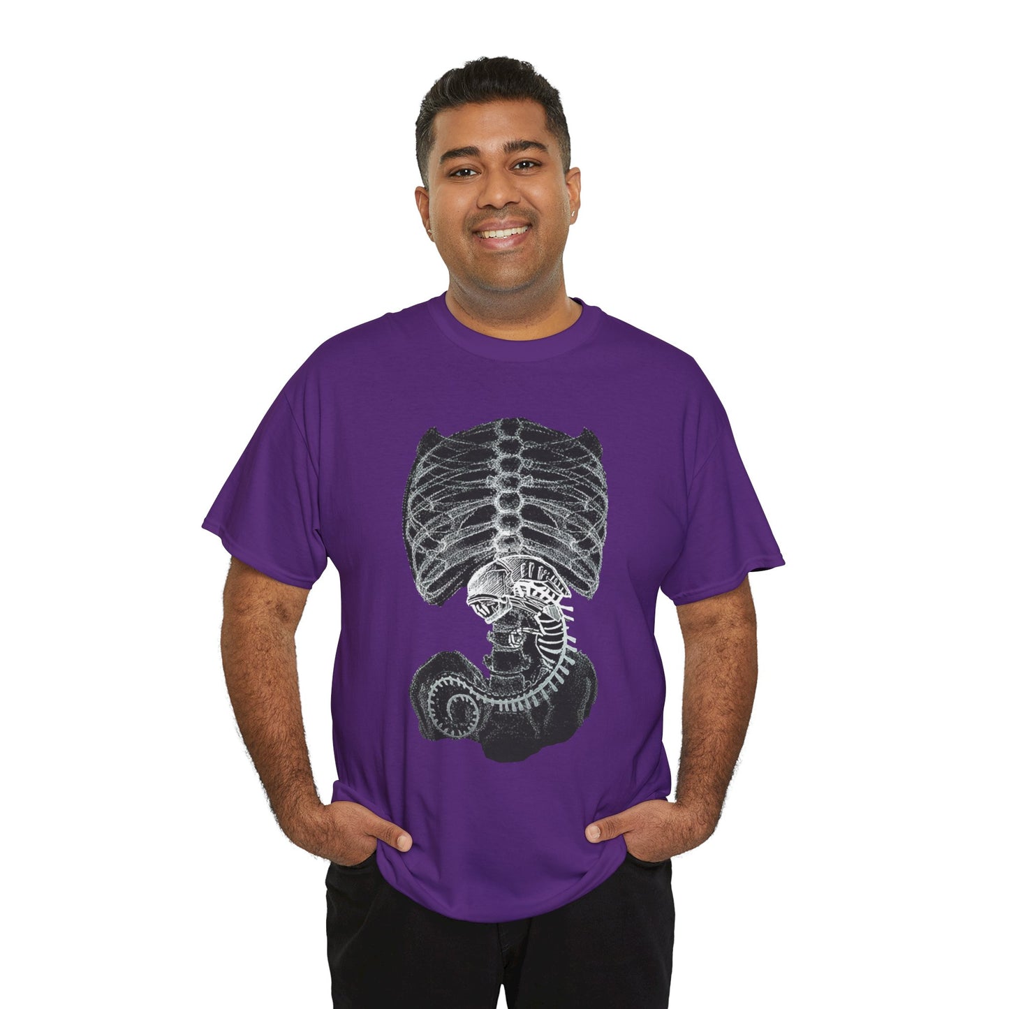 Alien Creature X Ray Sci Fi T Shirt Retro Space Tee