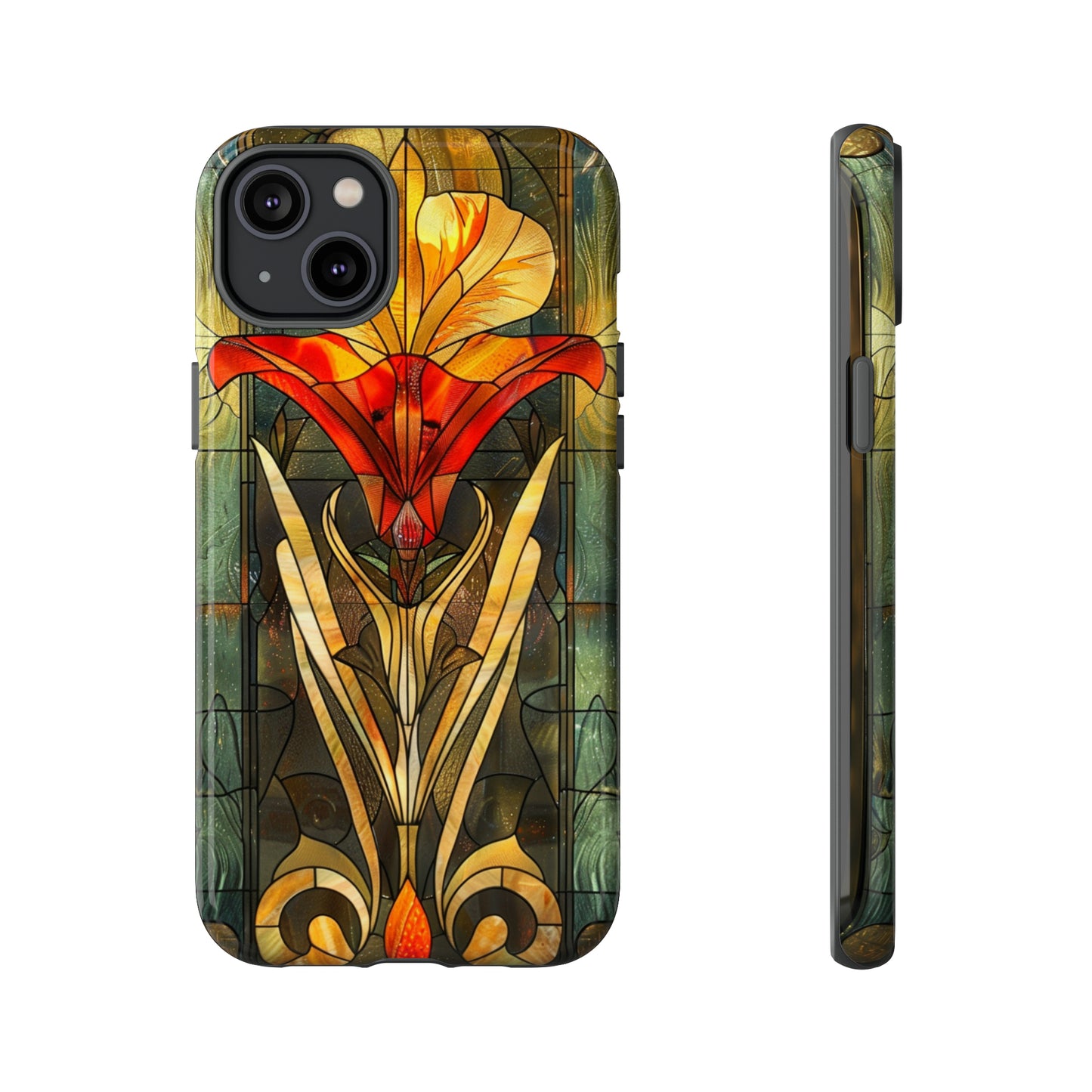 Art Deco Stained Glass floral Phone Case