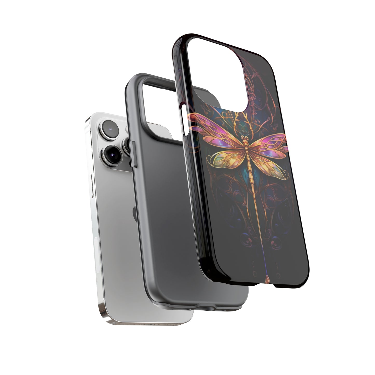 Art Nouveau Dragonfly - A Timeless Symbol of Elegance for Google Pixel, iPhone, and Samsung Cases