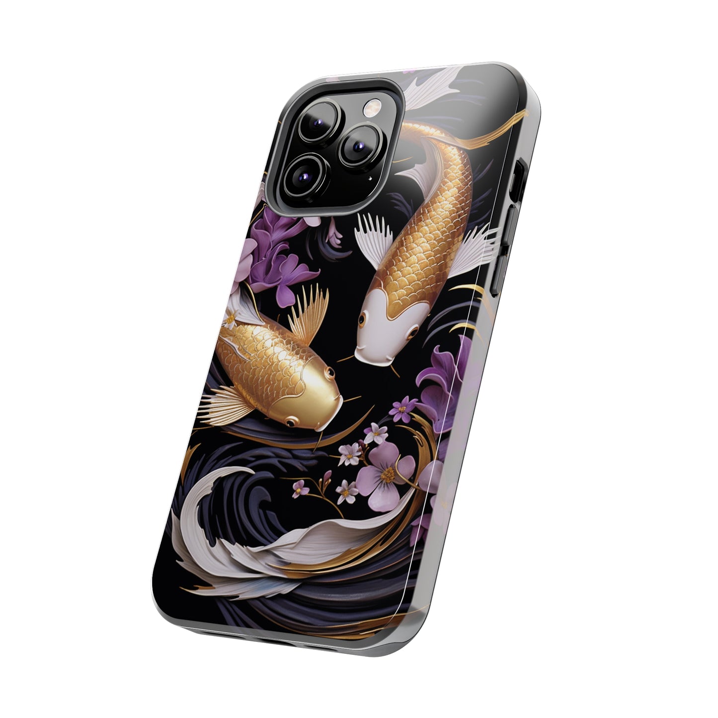 Graceful Flow: Koi Fish Inspired | Japanese Art Masterpiece iPhone Case