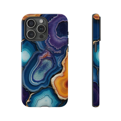 Agate Slice Geode Elegance: Natural Beauty Phone Case