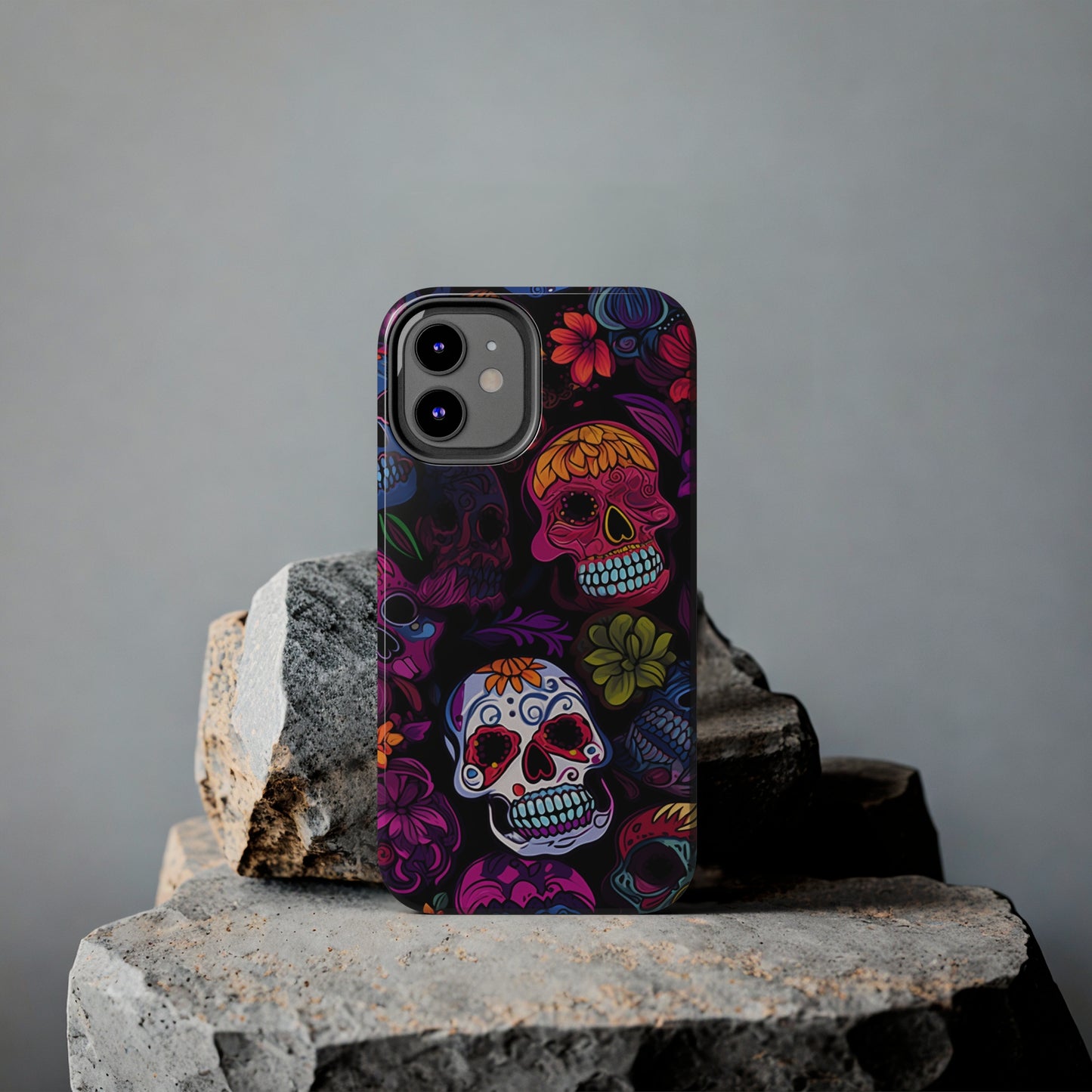 Sugar Skull iPhone Case | Day of the Dead Inspired Design for Halloween