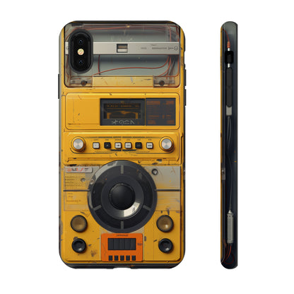 Cyberpunk Techno Gadget Walkman: Premium Phone Tough Case for iPhone, Samsung Galaxy, and Google Pixel