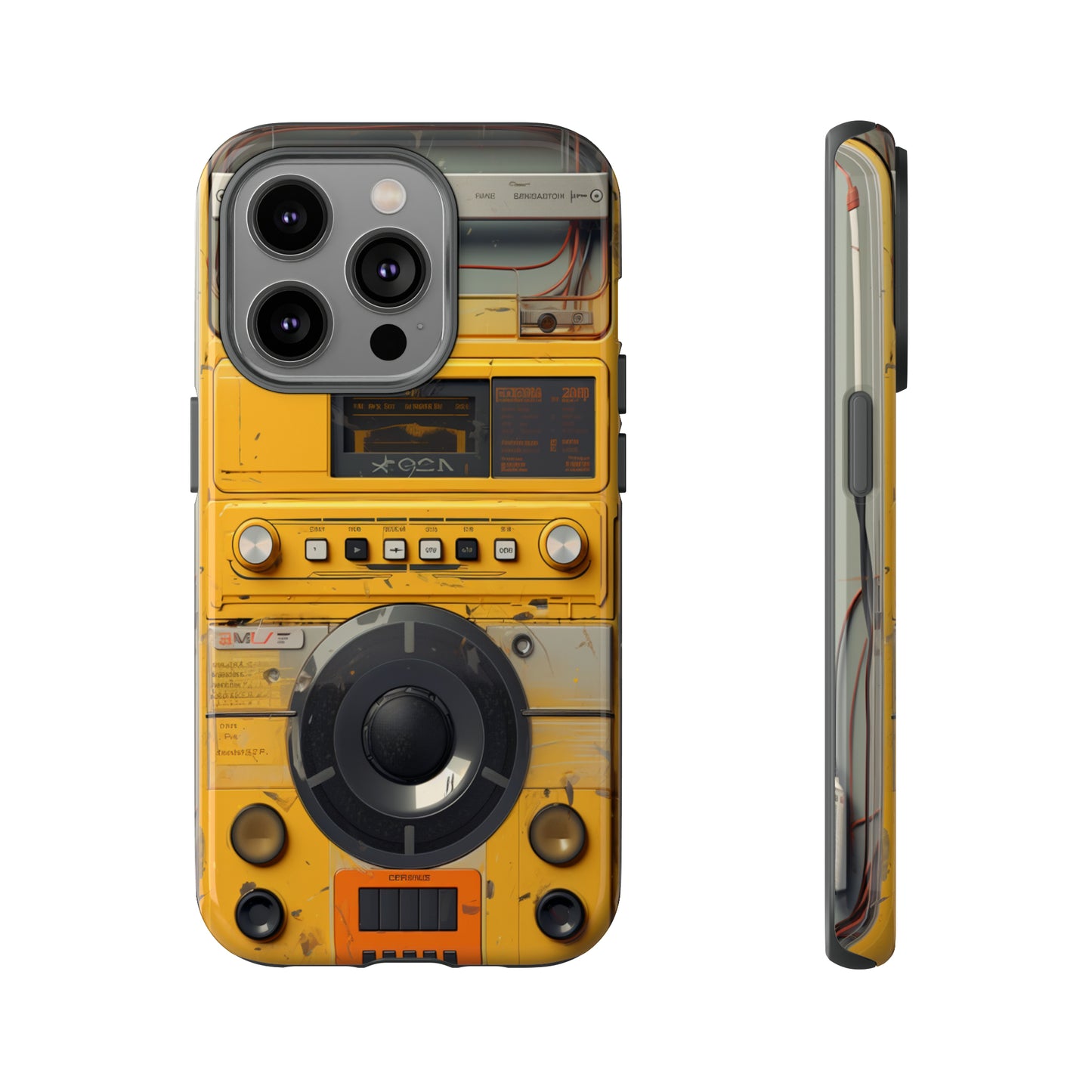 Cyberpunk Techno Gadget Walkman: Premium Phone Tough Case for iPhone, Samsung Galaxy, and Google Pixel