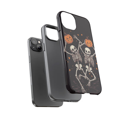 Dancing Skeletons with Jack-o'-Lanterns Phone Cover