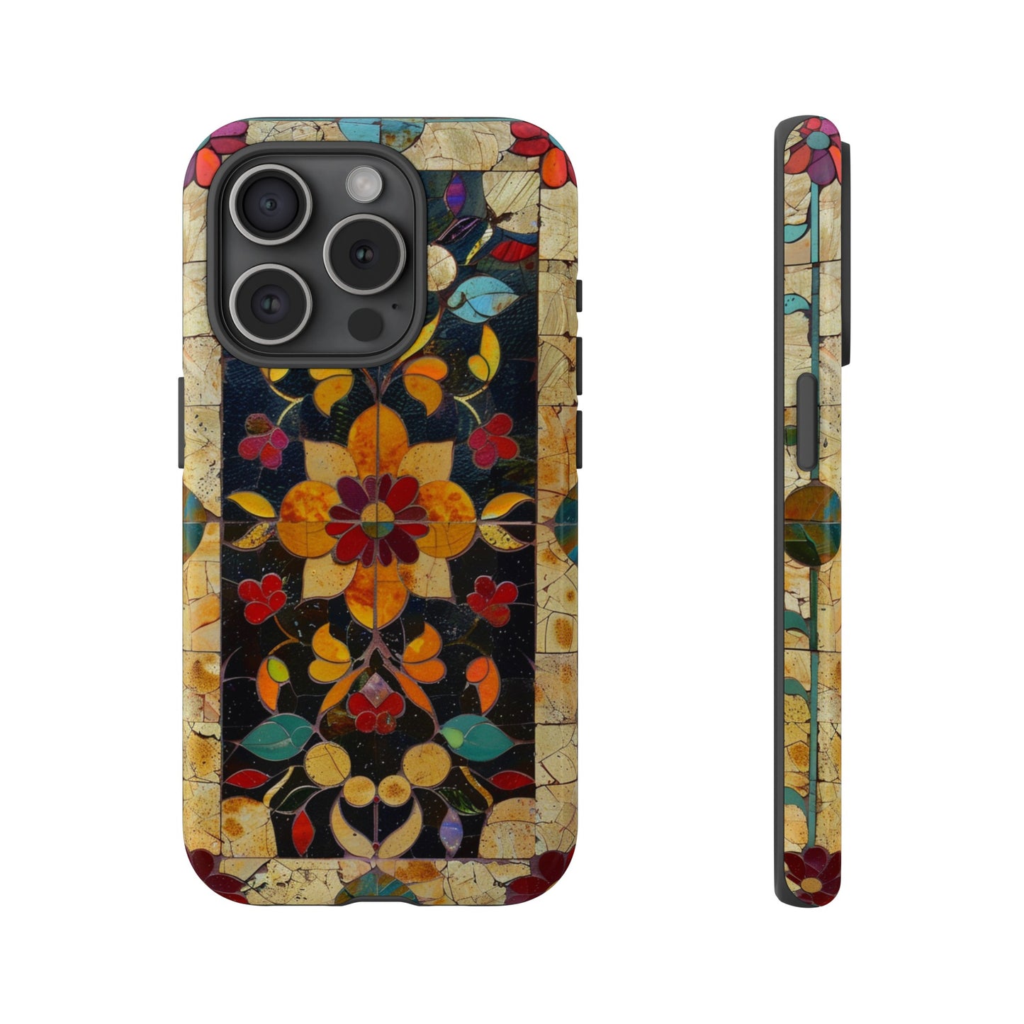 Azulejo Porcelain Vintage Tile Mediterranean Design Phone Case