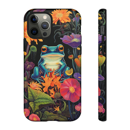 Floral Frogs Elegance Phone Case for Google Pixel, iPhone & Samsung Galaxy