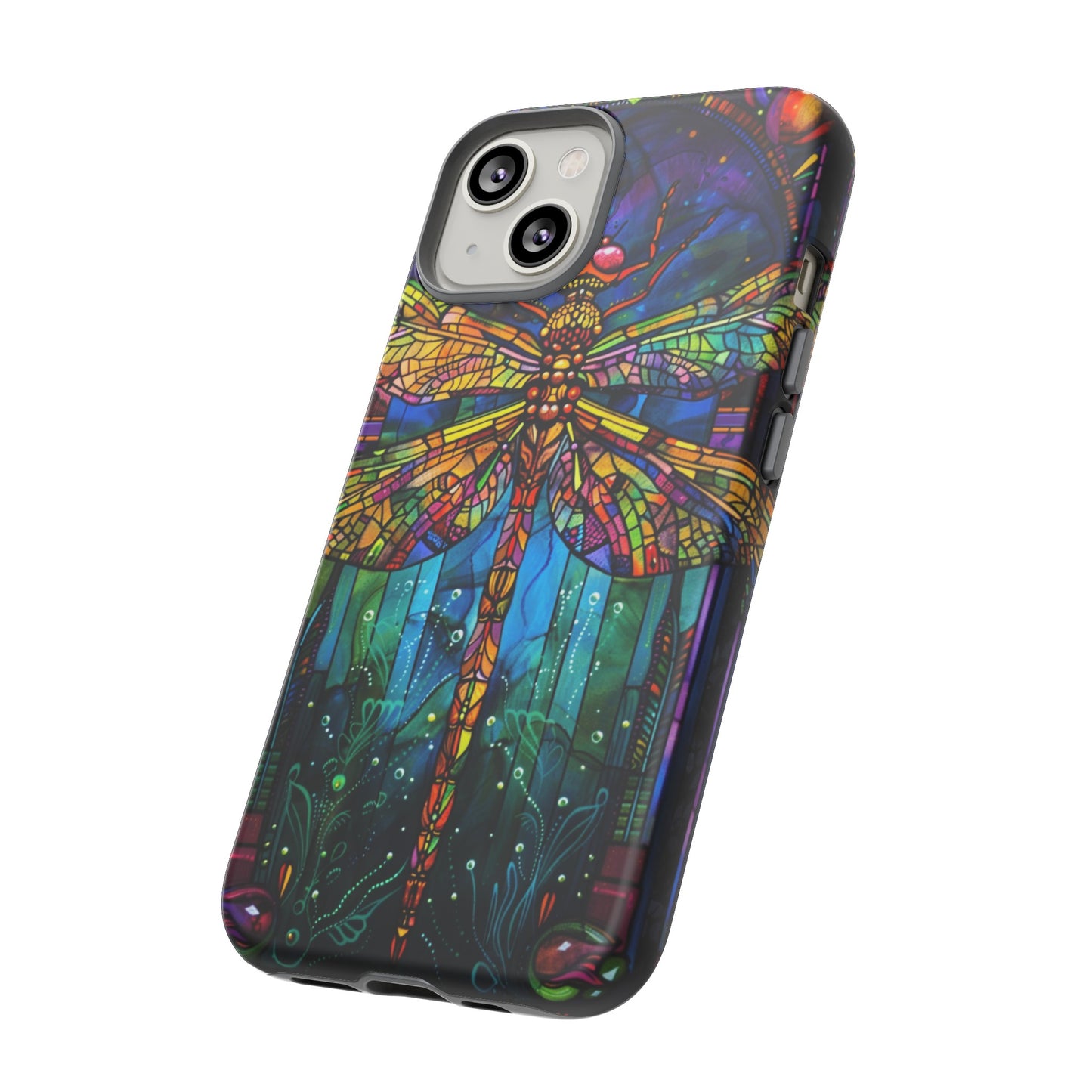 Art Deco Stained Glass Dragonfly Phone Cover