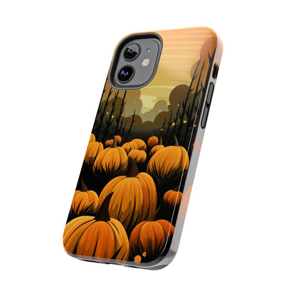 Halloween Fall Pumpkins iPhone Case | Embrace the Spooky Autumn Vibes