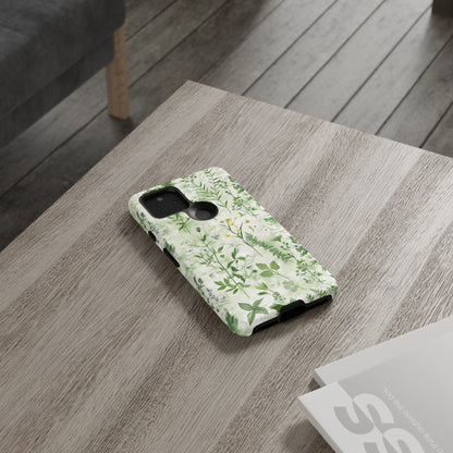 Floral Sage Green Wildflower Phone Case