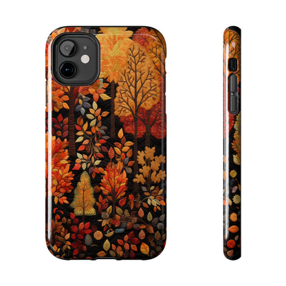 Forest Embroidered Style Phone Case