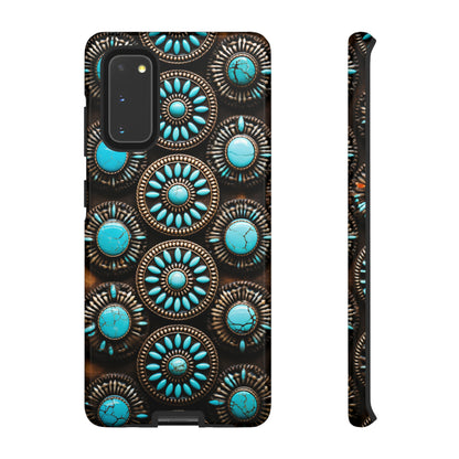 Vintage Navajo Native American Turquoise Concho Phone Case