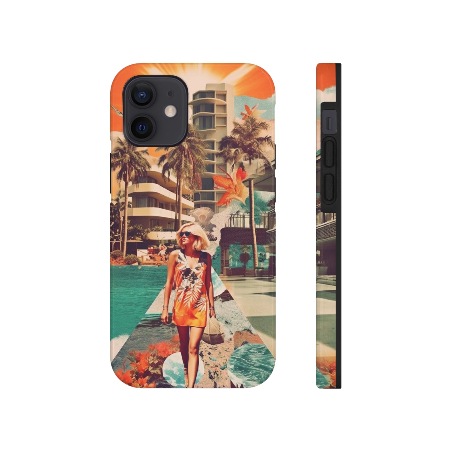 A Day at the Beach iPhone Tough Case | Embrace the Serenity of Coastal Living with Reliable Protection