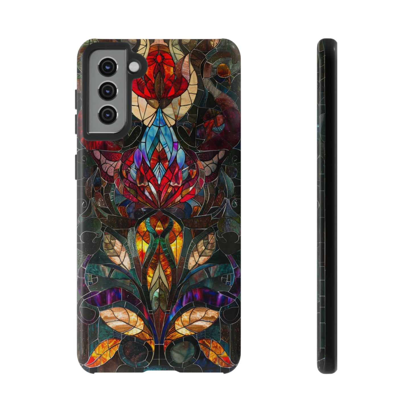 Art Deco Stained Glass floral Phone Case