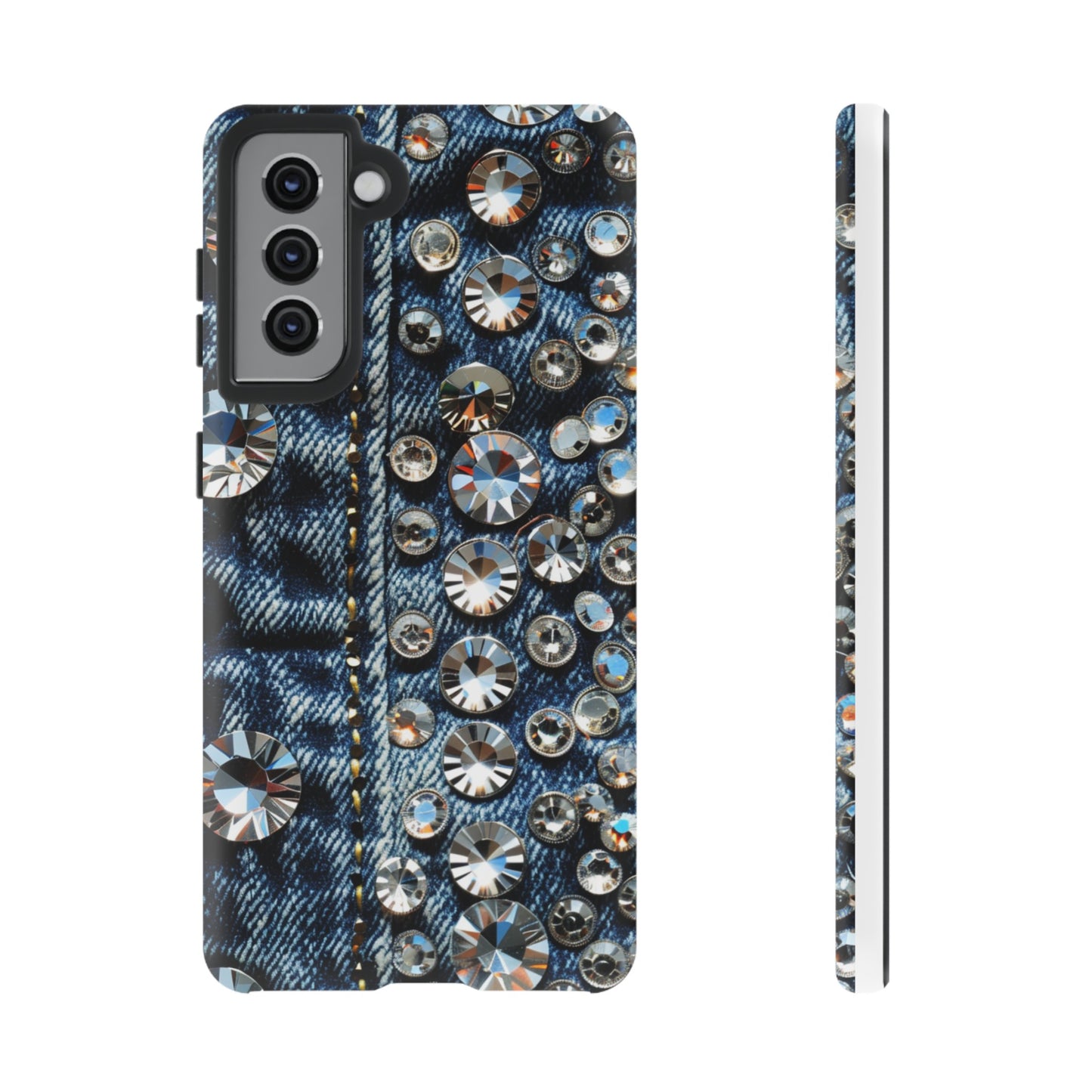 Blue Jean Queen Rhinestone Bling Phone Case