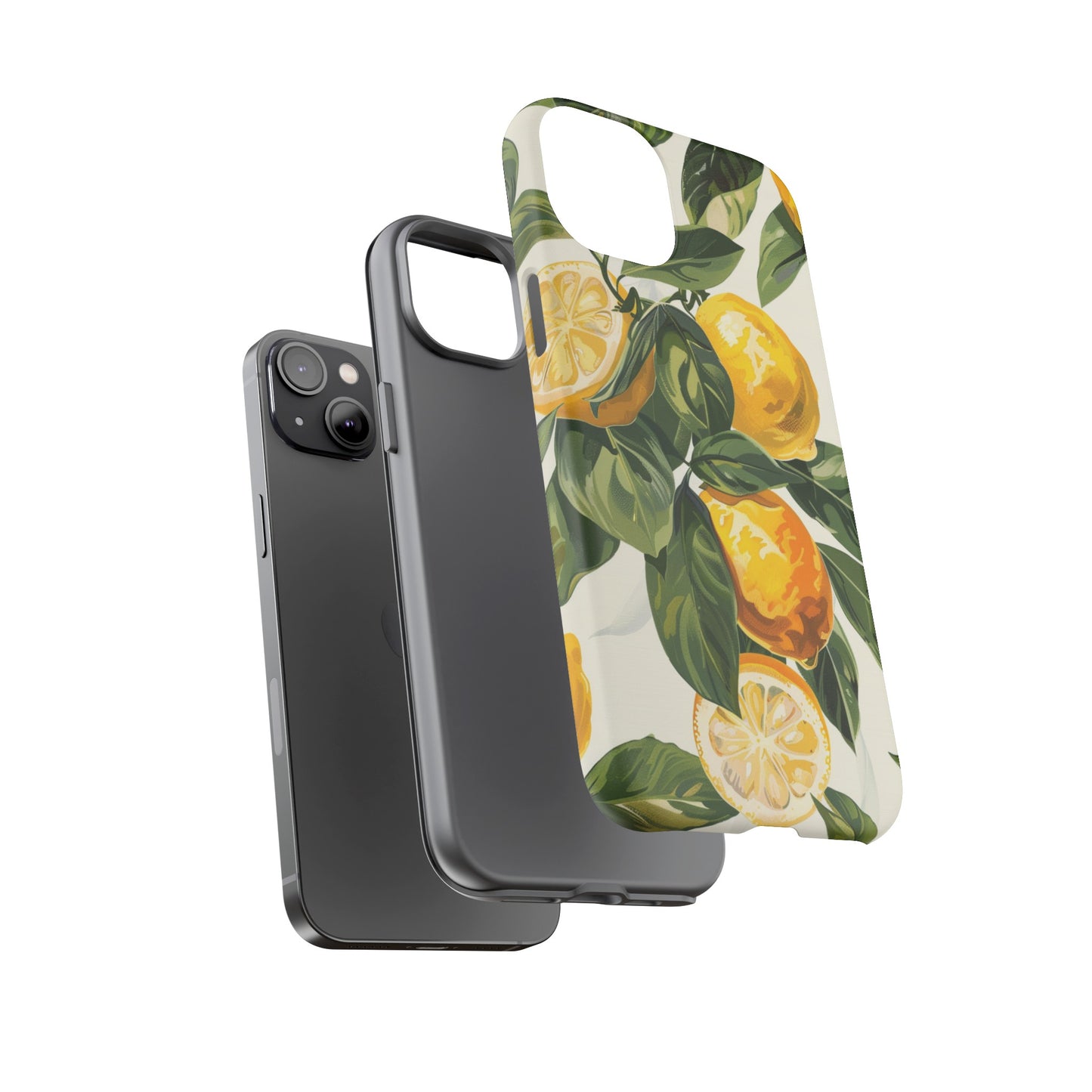 Yellow Lemon Italian  Painting iPhone 13 Case