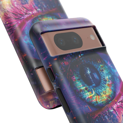 Eye of the Beholder Cyberpunk Art Phone Case