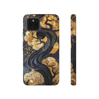 Gold and Silver Tree of Life Design Phone Case