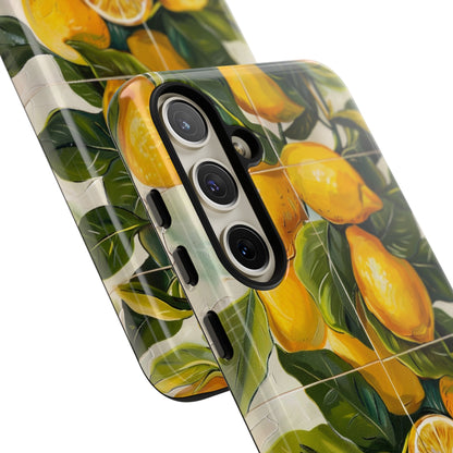 Mediterranean Lemon Italian Tile iPhone 14 Case